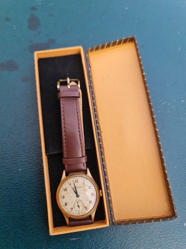 Garrard gold watch 9ct - watch,