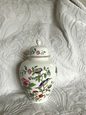 Aynsley Fine Bone China "Pembroke" Ginger Jar And Cover , large 9” high