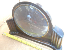 VINTAGE METAMEC DEREHAM WORKING WIND UP MOVEMENT TICKING FINE MANTEL CLOCK