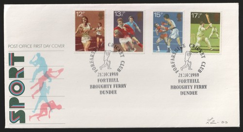 1980 sport fdc forfarshire - 1980,