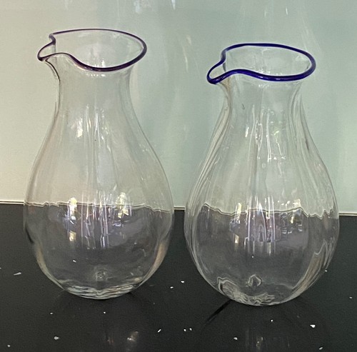 Two vintage blown glass - vintage,