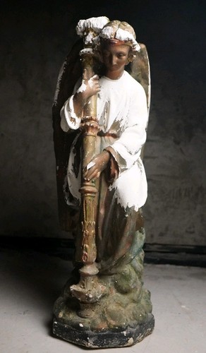 Large antique french - large, plaster