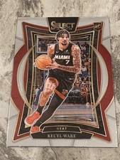 2024-25 Panini Select Basketball Kel’el Ware Rc Rookie #66 Miami Heat