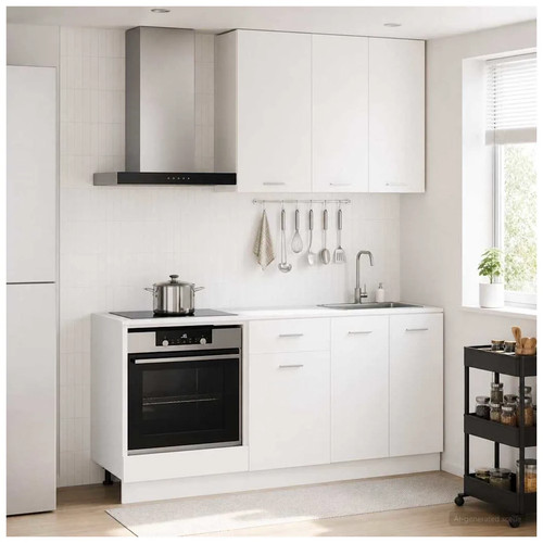 Kitchen unit white - white, 40x31x80cm