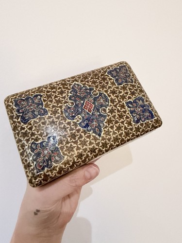 Vintage trinket jewellery box - vintage, trinket/jewellery