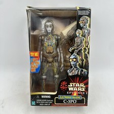 Star Wars Episode 1 C3PO Electronic Talking Figure 12" Hasbro 1999 New Old Stock