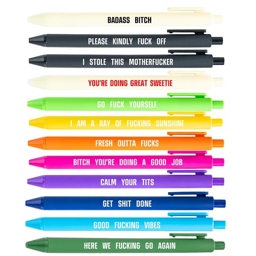 Twinsun 12pcs funny pens - twinsun,