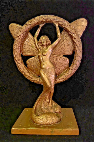 Large heavy vintage art - vintage,