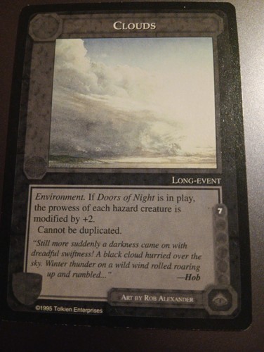 Clouds meccg middle earth - clouds,