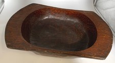 Rustic Wooden Bowl Hand-Carved