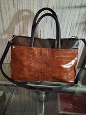 Clarks Brown Croc Embossed