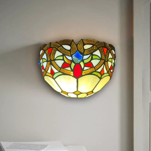 Tiffany wall light inch - wall,