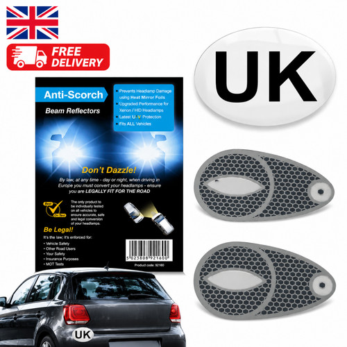New headlight deflectors - new,