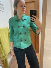 Vintage Green Pea Coat