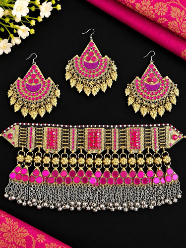 Stunning pink afghan jewellery - stunning,