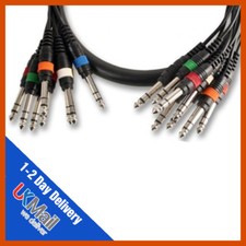 Pulse 8-Way Stereo Jack to Jack 6.35mm  Loom / Multicore - 5m
