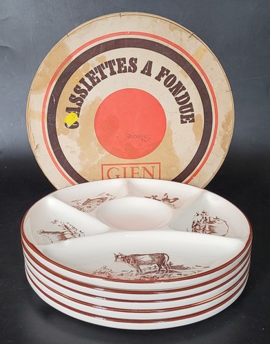 Five vintage french - french, gien