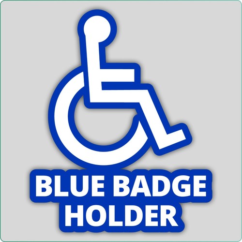 Blue badge holder disabled - holder,