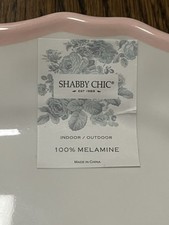 Shabby Chic White Pink Border