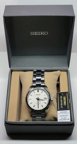 38mm seiko spirit mens - ss,