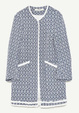 Zara Blue Cream Textured