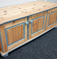 Solid Pine TV Stand Media