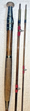 Antique Greenheart Trout Fly Rod Unbranded 3 Piece 9’ with Bag