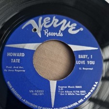 Northern soul Howard Tate baby i love you VG++ condition