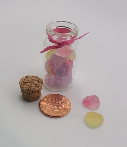 Miniature jar filled candy - miniature,