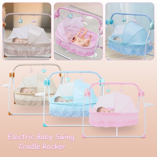 Foldable electric baby cradle - electric,