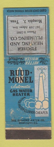 Matchbook cover rund - cover, monel