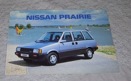 Nissan prairie sales brochure - nissan,