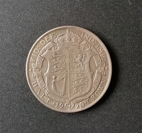 1920 half crown - 1920, v