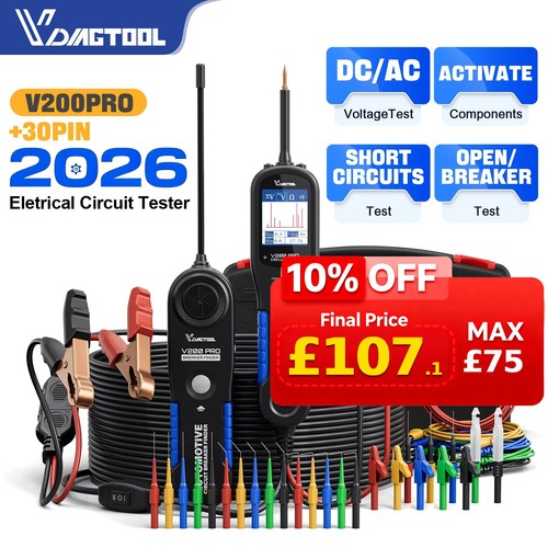 V200pro power probe - power, short