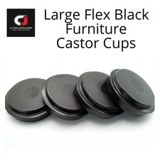 CASTOR CUPS LARGE BLACK