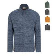 Mountain Warehouse Snowdon Men's Full Zip Fleece Jacket Soft Anti Pill Jumper