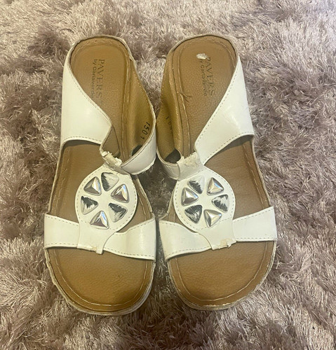 Pavers women white leather - pavers, women’s