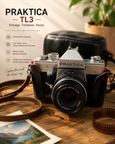 Pentacon praktica 3mm film - ,