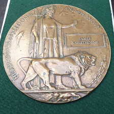 WW1 MILITARY BRONZE MEMORIAL
