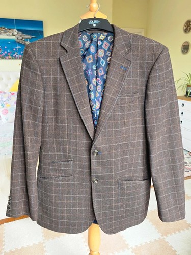 Mens brown herringbone - mens,