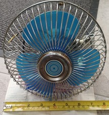 DC-Oscillating Fan Suitable for Car 12V Or 24 Volts. Approximately 6 Inch Dia.