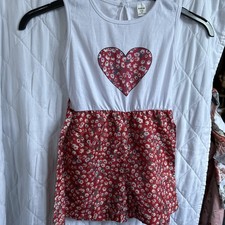 Girls Clothes Pant suit   Sleeve less Age 6 Years Used