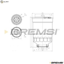 FUEL FILTER FE0799 FOR LTI FORD NISSAN TRADE/Platform/Chassis/Van NP300/PICKUP