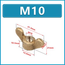 Solid Brass Wing Nuts For