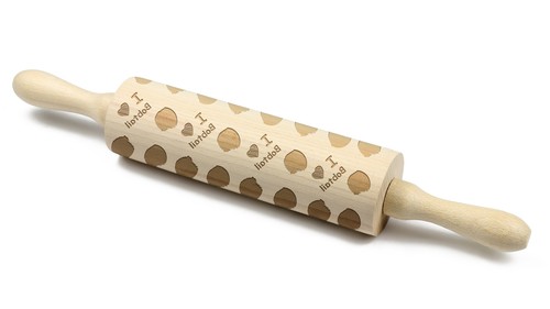 Bobtail dog head roller