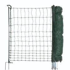 Electric Poultry Netting 50m Fencing Fence Chicken Net Mesh Green 120cm High