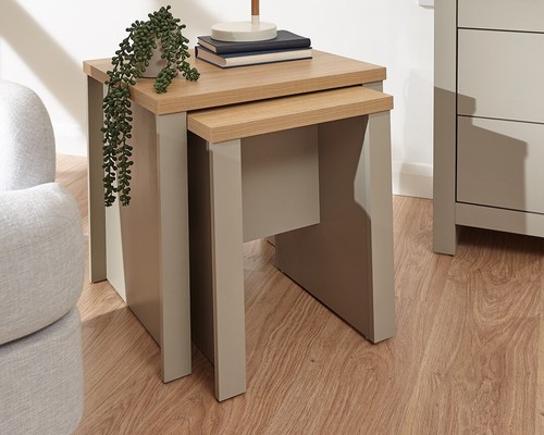Lancaster grey oak nest - grey/oak, of