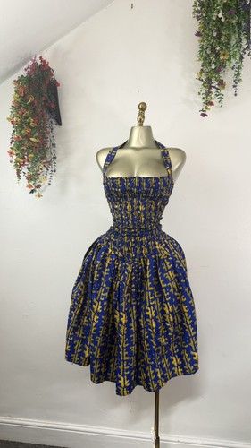 Handmade ankara smocked - ankara, halter