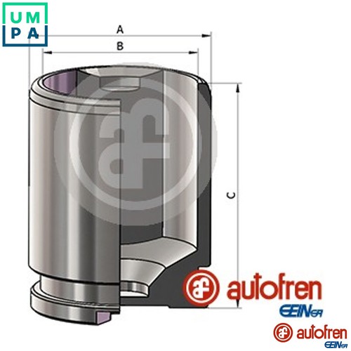 Piston brake caliper d025602 - piston,