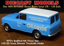 VAUXHALL HA (VIVA) VAN; CHLORIDE BATTERIES LIVERY; 1:76 SCALE TRACKSIDE DIECAST